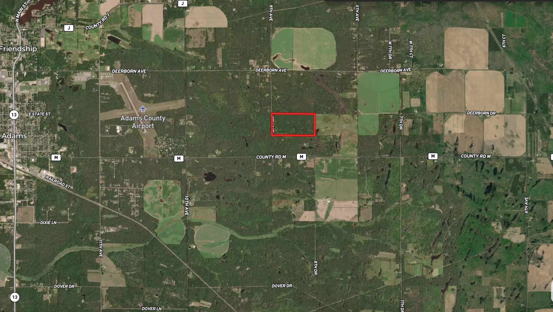 Adams Wisconsin 80-acre timber tract in Adams County - Acreage in Adams, Wisconsin For ...